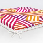 Sevgililer Günü Temalı Özel Tasarım Dijital Baskılı Modern Fermuarlı Sandalye Minderi Realhomes