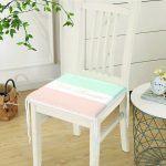 Hello Beautiful Mint Yeşili & Ten Rengi Dijital Baskılı Modern Fermuarlı Sandalye Minderi Realhomes