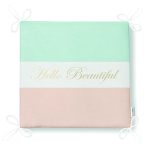 Hello Beautiful Mint Yeşili & Ten Rengi Dijital Baskılı Modern Fermuarlı Sandalye Minderi Realhomes