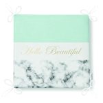 Hello Beautiful Mint Yeşili & Mermer Dijital Baskılı Modern Fermuarlı Sandalye Minderi Realhomes