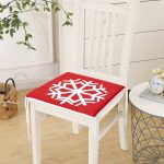 - Frm-Ryl268-Kirmizi-Tekli-Kar-Tanesi-Yilbasi-Temali-Fermuarli-Sandalye-Minderi-3 - Realhomes Kırmızı Tekli Kar Tanesi Yılbaşı Temalı Fermuarlı Sandalye Minderi Realhomes