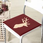 - Frm-Ryl313-Bordo-Zemin-Krem-Geyik-Tasarimli-Modern-Fermuarli-Sandalye-Minderi - Realhomes Bordo Zemin Krem Geyik Tasarımlı Modern Fermuarlı Sandalye Minderi Realhomes