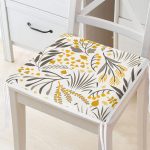 - Frm-Ryl46-Sari-Detayli-Cicek-Temali-Dijital-Baskili-Modern-Fermuarli-Sandalye-Minderi - Realhomes Sarı Detaylı Çiçek Temalı Dijital Baskılı Modern Fermuarlı Sandalye Minderi Realhomes