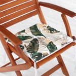 - Frm-Ryl47-Gold-Detayli-Tropik-Yaprak-Tasarimli-Fermuarli-Sandalye-Minderi - Realhomes Gold Detaylı Tropik Yaprak Tasarımlı Fermuarlı Sandalye Minderi Realhomes