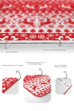 - PaspasTakimi-2li-Set124-Gorsel-3 - Realhomes  Kırmızı Beyaz Geyikler Dijital Baskılı 2'li Kaymaz Tabanlı Banyo & Mutfak Paspas Takımı Realhomes