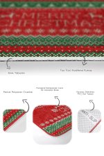 - PaspasTakimi-2li-Set125-Gorsel-3 - Realhomes  Mery Christmas Yılbaşı Temalı Özel Tasarım 2'li Kaymaz Tabanlı Banyo & Mutfak Paspas Takımı Realhomes