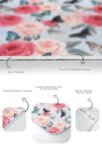 - PaspasTakimi-2li-Set128-Gorsel-3 - Realhomes Mavi Zemin Kelebek Gül Motifli Özel Tasarım 2'li Kaymaz Tabanlı Banyo & Mutfak Paspas Takımı Realhomes