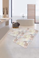 - PaspasTakimi-2li-Set168-Gorsel-1 - Realhomes Kurumu Renkli Sonbahar Yaprakları Özel Tasarım 2'li Kaymaz Tabanlı Banyo & Mutfak Paspas Takımı Realhomes