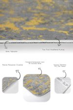 - PaspasTakimi-2li-Set173-Gorsel-3 - Realhomes  Gri Gold Detaylı Mermer Motifli 2'li Kaymaz Tabanlı Banyo & Mutfak Paspas Takımı Realhomes