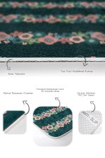 - PaspasTakimi-2li-Set190-Gorsel-3 - Realhomes  Rengarenk Zemin Üzerinde Çiçek Desenli 2'li Kaymaz Tabanlı Banyo & Mutfak Paspas Takımı Realhomes