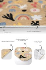 - PaspasTakimi-2li-Set199-Gorsel-3 - Realhomes  Vizon Zemin Minimal Tropik Yaprak Tasarımlı 2'li Kaymaz Tabanlı Banyo & Mutfak Paspas Takımı Realhomes