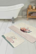 - PaspasTakimi-2li-Set212-Gorsel-1 - Realhomes  Vazo Çiçek Demetleri Özel Tasarımlı 2'li Kaymaz Tabanlı Banyo & Mutfak Paspas Takımı Realhomes