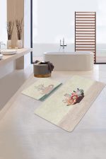 - PaspasTakimi-2li-Set212-Gorsel - Realhomes  Vazo Çiçek Demetleri Özel Tasarımlı 2'li Kaymaz Tabanlı Banyo & Mutfak Paspas Takımı Realhomes