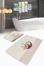 - PaspasTakimi-2li-Set212-Gorsel-2 - Realhomes  Vazo Çiçek Demetleri Özel Tasarımlı 2'li Kaymaz Tabanlı Banyo & Mutfak Paspas Takımı Realhomes