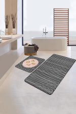 - PaspasTakimi-2li-Set229-Gorsel-2 - Realhomes  Zigzag Zemin Love Motifli Dijital Baskılı 2'li Kaymaz Tabanlı Banyo & Mutfak Paspas Takımı Realhomes