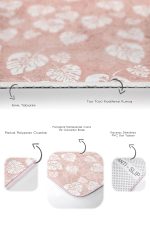 - PaspasTakimi-2li-Set243-Gorsel-3 - Realhomes  Pudra Zemin Tropik Yapraklar Dijital Baskılı 2'li Kaymaz Tabanlı Banyo & Mutfak Paspas Takımı Realhomes