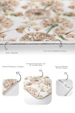 - PaspasTakimi-2li-Set263-Gorsel-3 - Realhomes  Karahindiba Temalı Dijital Baskılı Özel Tasarım 2'li Kaymaz Tabanlı Banyo & Mutfak Paspas Takımı Realhomes