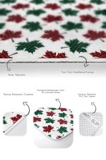 - PaspasTakimi-2li-Set272-Gorsel-3 - Realhomes Ekose Yaprak Motifli Yılbaşı Temalı 2'li Kaymaz Tabanlı Banyo & Mutfak Paspas Takımı Realhomes