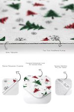 - PaspasTakimi-2li-Set273-Gorsel-3 - Realhomes  Ekose Çam Ağacı Tasarımlı Yılbaşı Temalı 2'li Kaymaz Tabanlı Banyo & Mutfak Paspas Takımı Realhomes