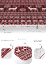 - PaspasTakimi-2li-Set279-Gorsel-3 - Realhomes  Yılbaşı Temalı Kanaviçe Motifli Geyik Özel Tasarım 2'li Kaymaz Tabanlı Banyo & Mutfak Paspas Takımı Realhomes