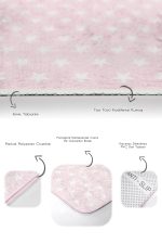 - PaspasTakimi-2li-Set28-Gorsel-3 - Realhomes  Pembe Zemin Yıldız Temalı 2'li Kaymaz Tabanlı Banyo & Mutfak Paspas Takımı Realhomes