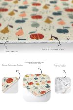 - PaspasTakimi-2li-Set280-Gorsel-3 - Realhomes  Rengarenk Meyveler Özel Tasarım Çiçek Motifli 2'li Kaymaz Tabanlı Banyo & Mutfak Paspas Takımı Realhomes