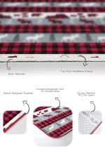 - PaspasTakimi-2li-Set282-Gorsel-3 - Realhomes  Yılbaşı Temalı Ekose Geyik Tasarımlı 2'li Kaymaz Tabanlı Banyo & Mutfak Paspas Takımı Realhomes