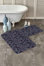 - PaspasTakimi-2li-Set286-Gorsel - Realhomes  Lacivert Zemin Denizci Temalı Dijital Baskılı 2'li Kaymaz Tabanlı Banyo & Mutfak Paspas Takımı Realhomes