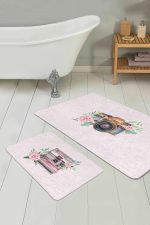 - PaspasTakimi-2li-Set301-Gorsel-2 - Realhomes  Retro Fotoğraf Makinası Dijital Baskılı 2'li Kaymaz Tabanlı Banyo & Mutfak Paspas Takımı Realhomes