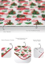 - PaspasTakimi-2li-Set343-Gorsel-3 - Realhomes  Çam Ağacı Kırmızı Araba Dijital Baskılı 2'li Kaymaz Tabanlı Banyo & Mutfak Paspas Takımı Realhomes