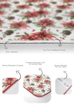 - PaspasTakimi-2li-Set345-Gorsel-3 - Realhomes Kırmızı Gül Kozalak Temalı Dijital Baskılı 2'li Kaymaz Tabanlı Banyo & Mutfak Paspas Takımı Realhomes