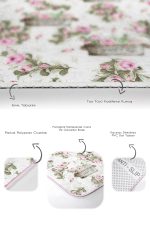 - PaspasTakimi-2li-Set349-Gorsel-3 - Realhomes  Çiçek Demetleri Dijital Baskılı Özel Tasarım 2'li Kaymaz Tabanlı Banyo & Mutfak Paspas Takımı Realhomes