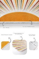 - PaspasTakimi-2li-Set362-Gorsel-3 - Realhomes  Güneş Temalı Renkli Çizimli Dijital Baskılı 2'li Kaymaz Tabanlı Banyo & Mutfak Paspas Takımı Realhomes