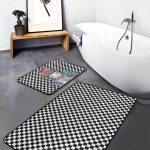 Deniz Kabuğu & Yıldızı Özel Tasarım 2'li Kaymaz Tabanlı Banyo & Mutfak Paspas Takımı Realhomes