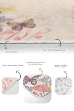 - PaspasTakimi-2li-Set5-Gorsel-3 - Realhomes  Krem Zemin Kelebek Motifli 2'li Kaymaz Tabanlı Banyo & Mutfak Paspas Takımı Realhomes