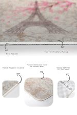 - PaspasTakimi-2li-Set52-Gorsel-3 - Realhomes  Kahve Zemin Eyfel Kulesi Tasarımlı 2'li Kaymaz Tabanlı Banyo & Mutfak Paspas Takımı Realhomes