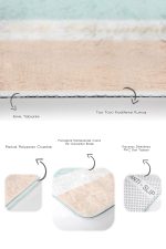 - PaspasTakimi-2li-Set67-Gorsel-3 - Realhomes  Soft Renkli Hello Beatiful Tasarımlı 2'li Kaymaz Tabanlı Banyo & Mutfak Paspas Takımı Realhomes