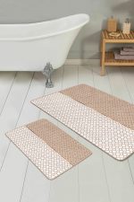 - PaspasTakimi-2li-Set76-Gorsel-2 - Realhomes  Vizon Ogea Motifli Dijital Baskılı 2'li Kaymaz Tabanlı Banyo & Mutfak Paspas Takımı Realhomes