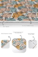 - PaspasTakimi-2li-Set87-Gorsel-3 - Realhomes  Bohemian Özel Tasarım Dijital Baskılı 2'li Kaymaz Tabanlı Banyo & Mutfak Paspas Takımı Realhomes