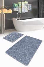 - PaspasTakimi-2li-Set89-Gorsel-2 - Realhomes  Mavi Kod Desenli Dijital Baskılı 2'li Kaymaz Tabanlı Banyo & Mutfak Paspas Takımı Realhomes