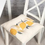 - Pofi-6583-Gorsel1 - Realhomes Portekiz Eskintisi Limon Baskılı Özel Tasarım Pofuduk Sandalye Minderi Realhomes