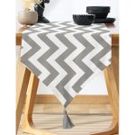 - UcgenRunner-320-Gorsel-1 - Realhomes  RealHomes Dijital Baskılı Özel Tasarım Püsküllü Şönil Üçgen Runner Realhomes