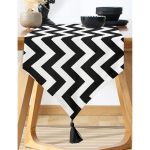 - UcgenRunner-321-Gorsel-1 - Realhomes  RealHomes Dijital Baskılı Özel Tasarım Püsküllü Şönil Üçgen Runner Realhomes