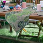 - UcgenRunner-3329-Gorsel - Realhomes RealHomes Dijital Baskılı Özel Tasarım Püsküllü Şönil Üçgen Runner Realhomes