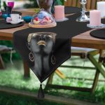 - UcgenRunner-3348-Gorsel - Realhomes Realhomes Siyahi Kadın Özel Tasarımlı Modern Dekoratif Özel Tasarım Püsküllü Şönil Üçgen Runner Realhomes