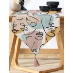 - UcgenRunner-4302-Gorsel-1 - Realhomes  RealHomes Bohomian Rustic Özel Tasarım Dijital Baskılı Püsküllü Şönil Üçgen Runner Realhomes