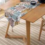 - UcgenRunner-4302-Gorsel-2 - Realhomes  RealHomes Bohomian Rustic Özel Tasarım Dijital Baskılı Püsküllü Şönil Üçgen Runner Realhomes