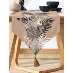 - UcgenRunner-4303-Gorsel-1 - Realhomes  RealHomes Rustic House Dijital Baskılı Püsküllü Şönil Üçgen Runner Realhomes