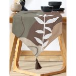 - UcgenRunner-5754-Gorsel-1 - Realhomes RealHomes Dijital Baskılı Özel Tasarım Püsküllü Şönil Üçgen Runner Realhomes