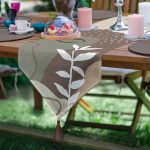 - UcgenRunner-5754-Gorsel - Realhomes RealHomes Dijital Baskılı Özel Tasarım Püsküllü Şönil Üçgen Runner Realhomes